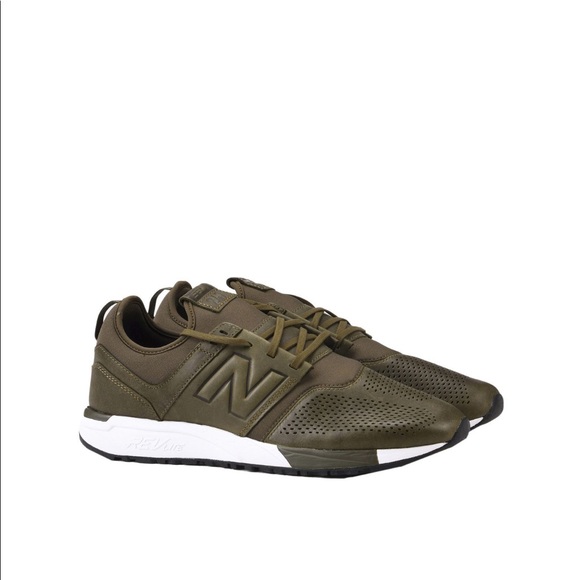 olive green new balance 247